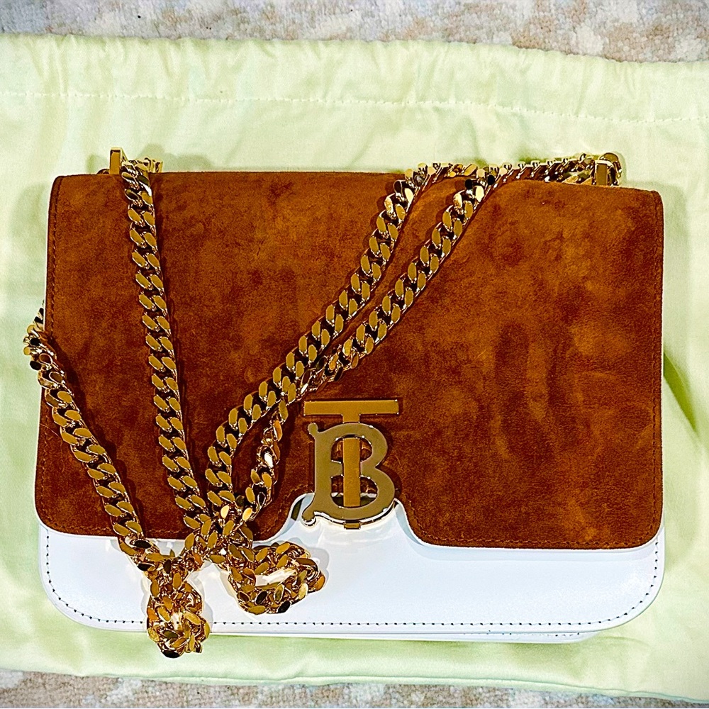 Burberry Suede Crossbody - Picture 1 of 4